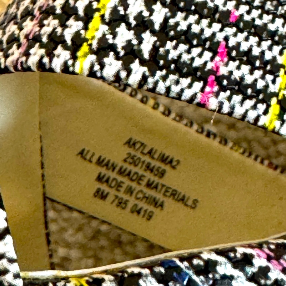 Anne Klein Multicolor Platform Sandals - Picture 4 of 4